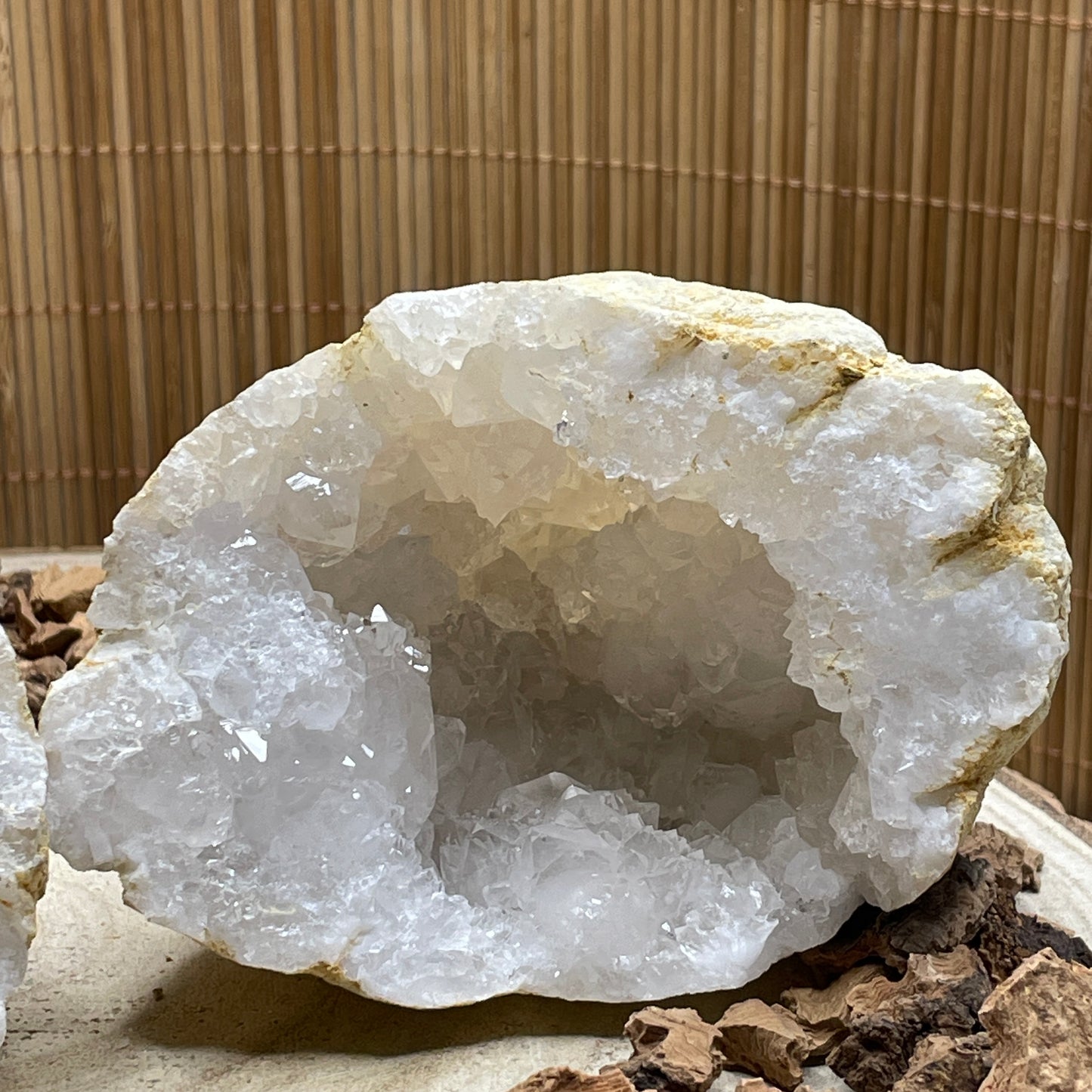 Kwarts geode paar maat L