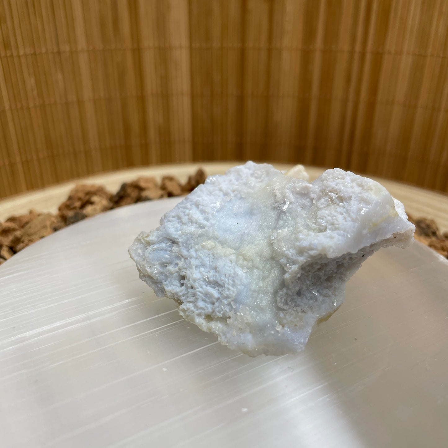 Blauwe Chalcedoon geode nr.3