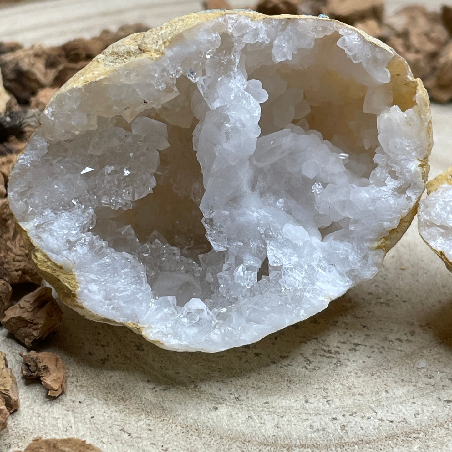 Kwarts geode paar maat M