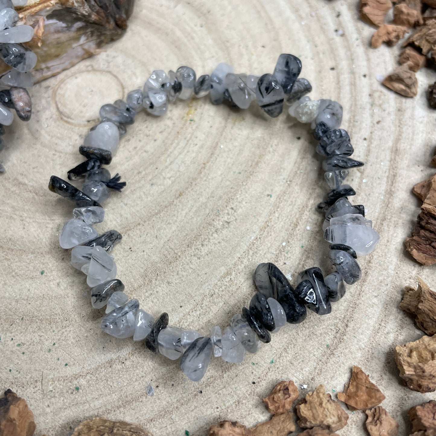 Toermalijnkwarts splitarmband