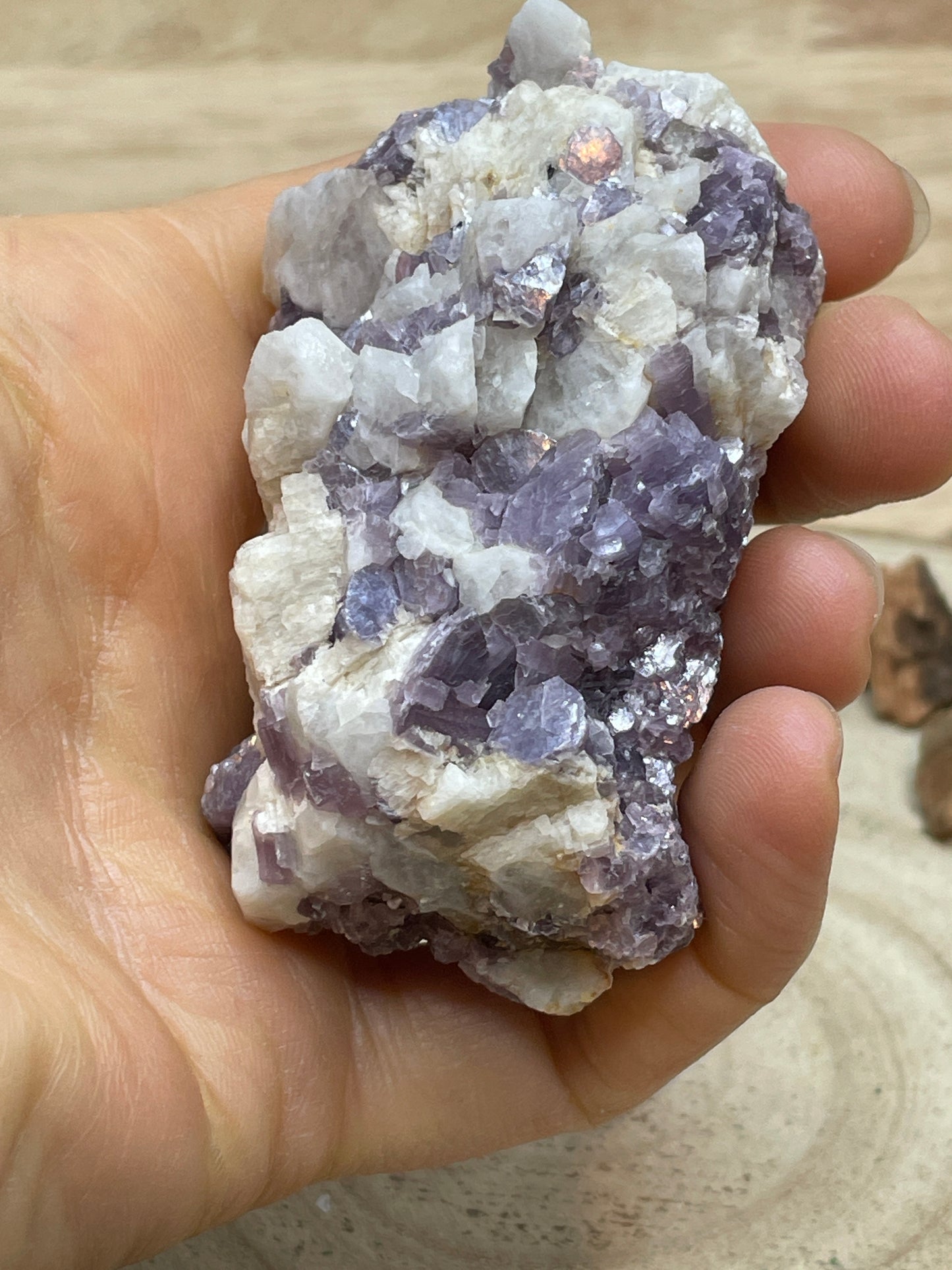 Lepidoliet cluster A+ nr.2