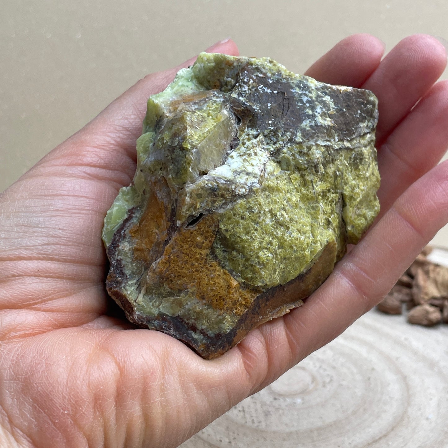 Groene Opaal ruw nr.3