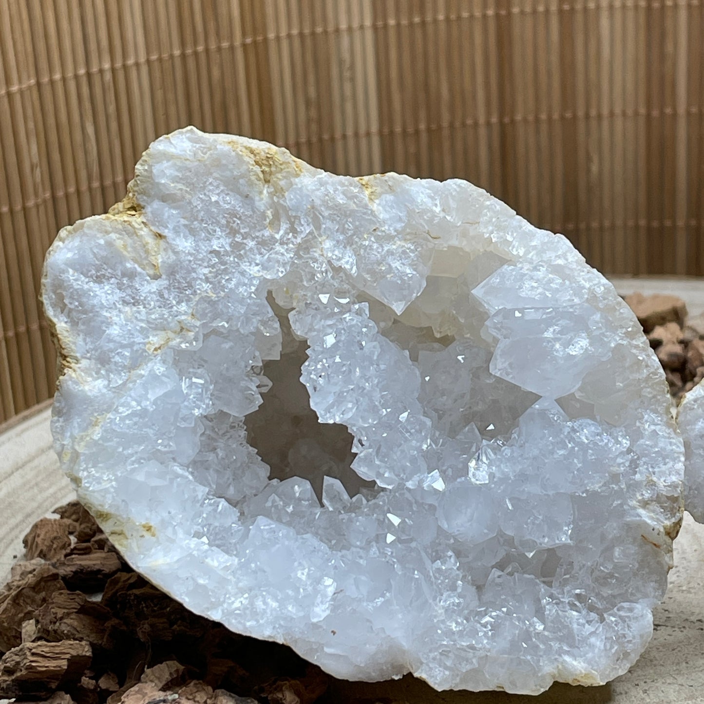 Kwarts geode paar maat L