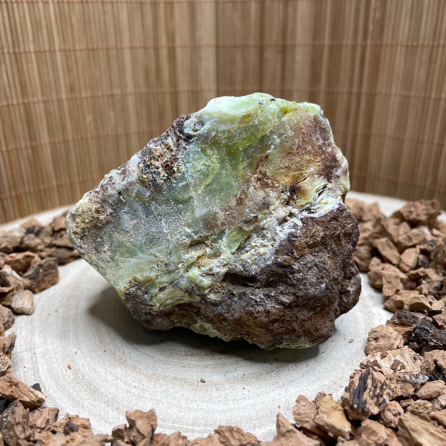 Groene Opaal ruw nr.1