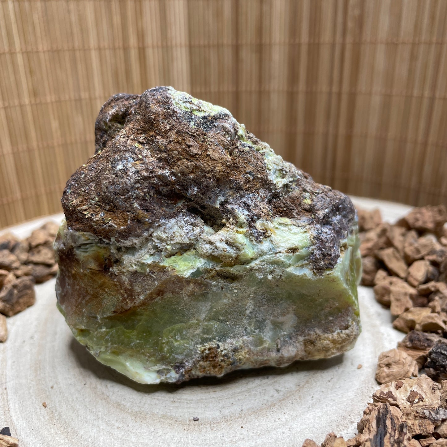 Groene Opaal ruw nr.1