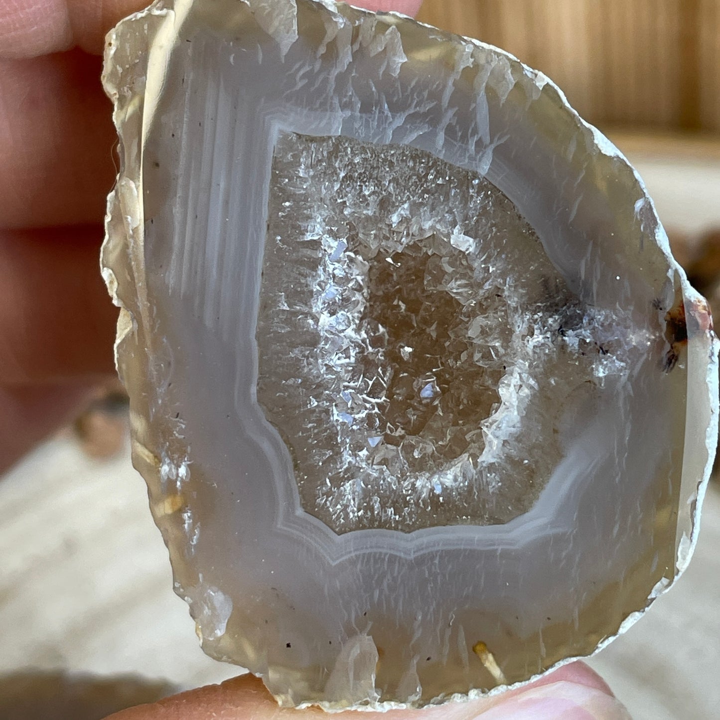 Agaat geode paar nr.2