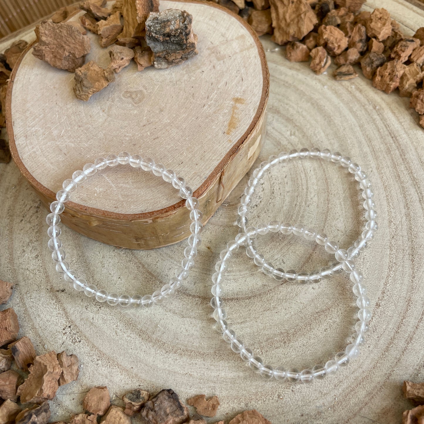 Bergkristal kogelarmband 4 mm - kinderarmband