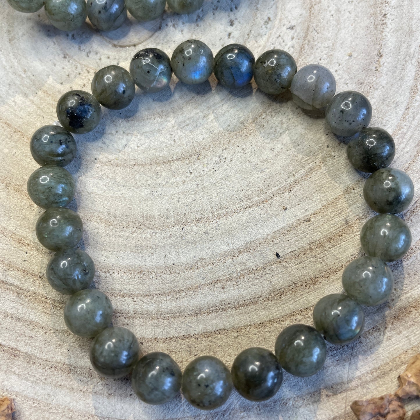Labradoriet kogelarmband 8mm