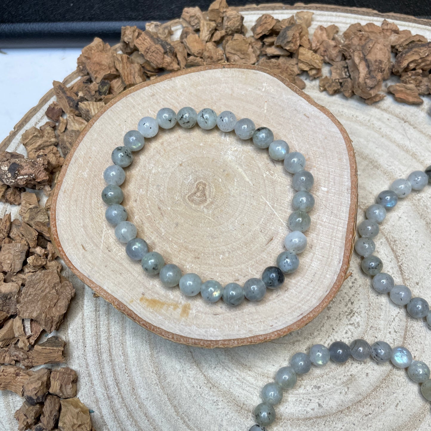Labradoriet kogelarmband 6mm
