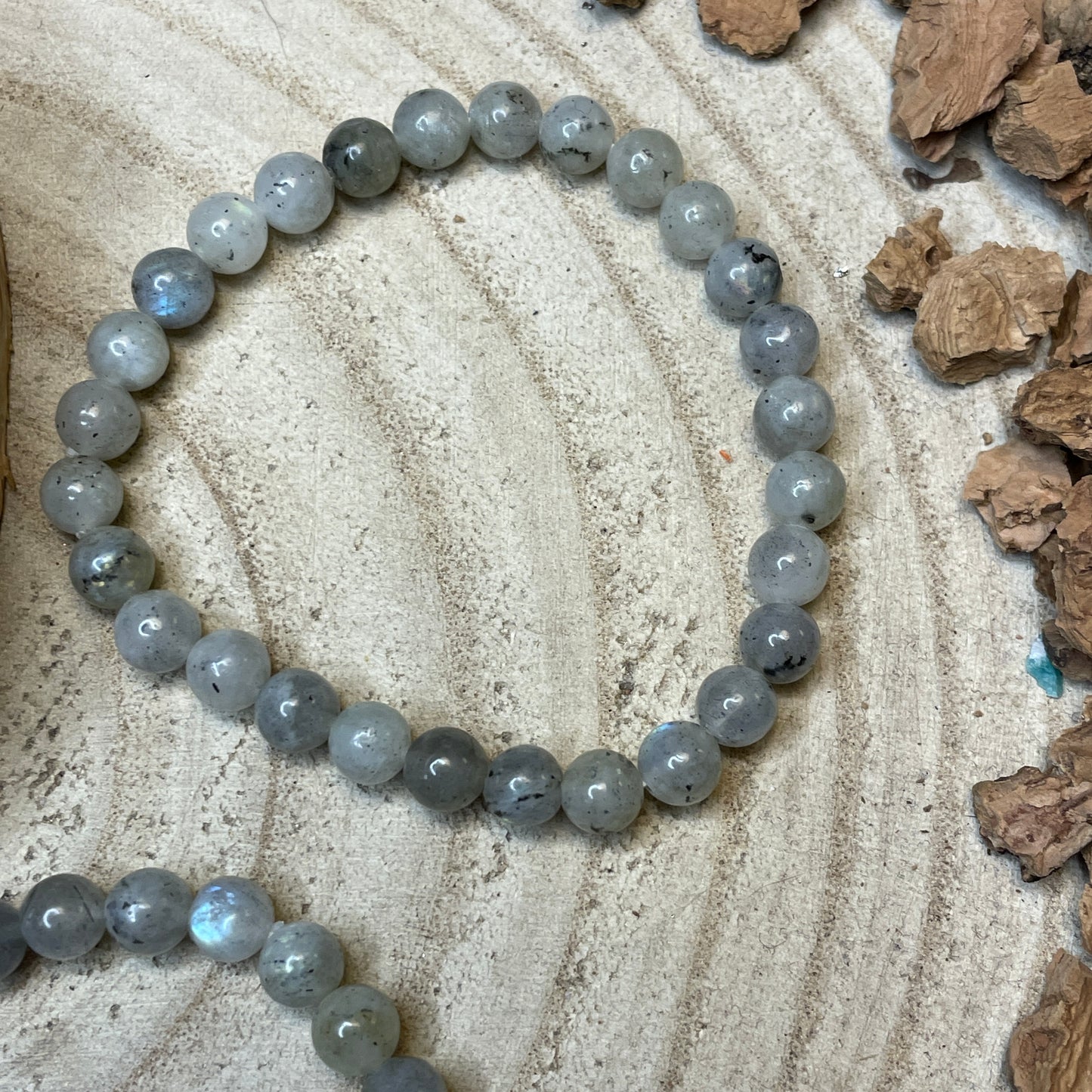 Labradoriet kogelarmband 6mm