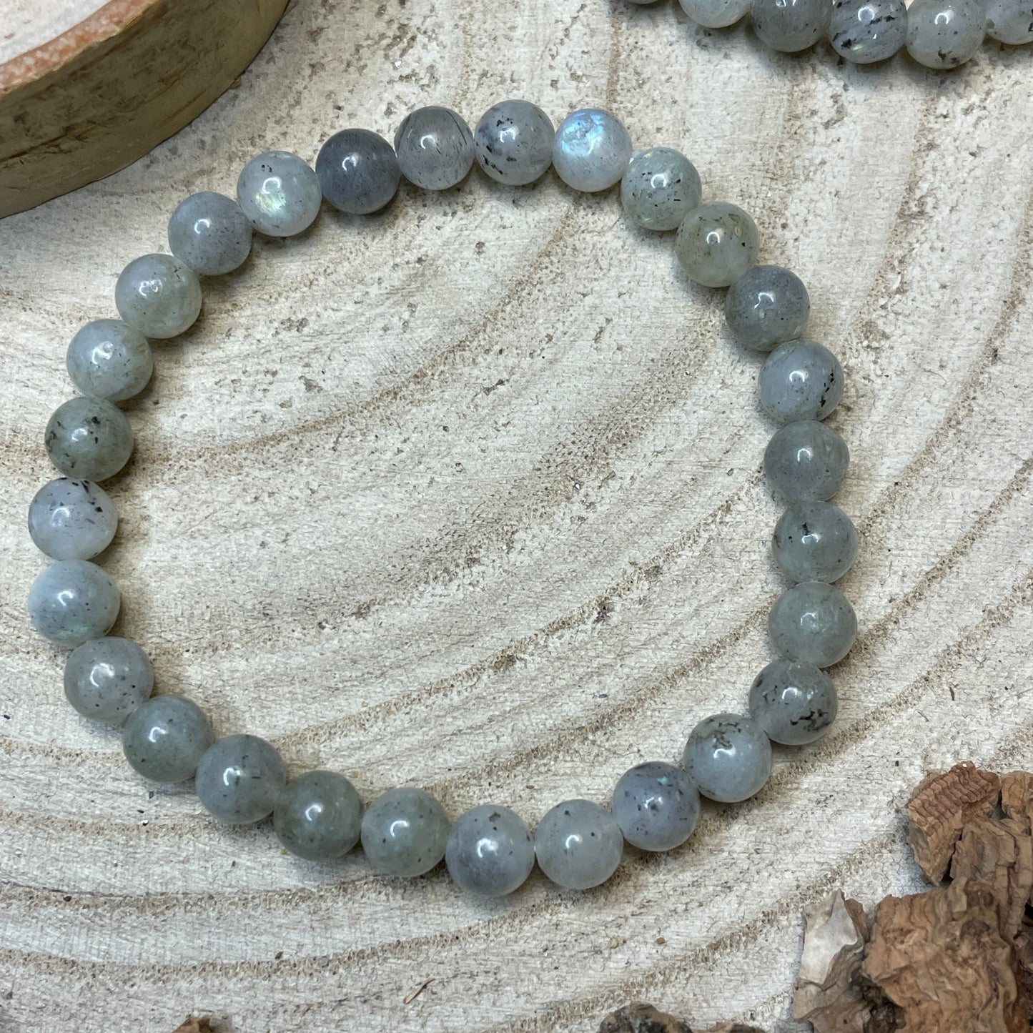 Labradoriet kogelarmband 6mm