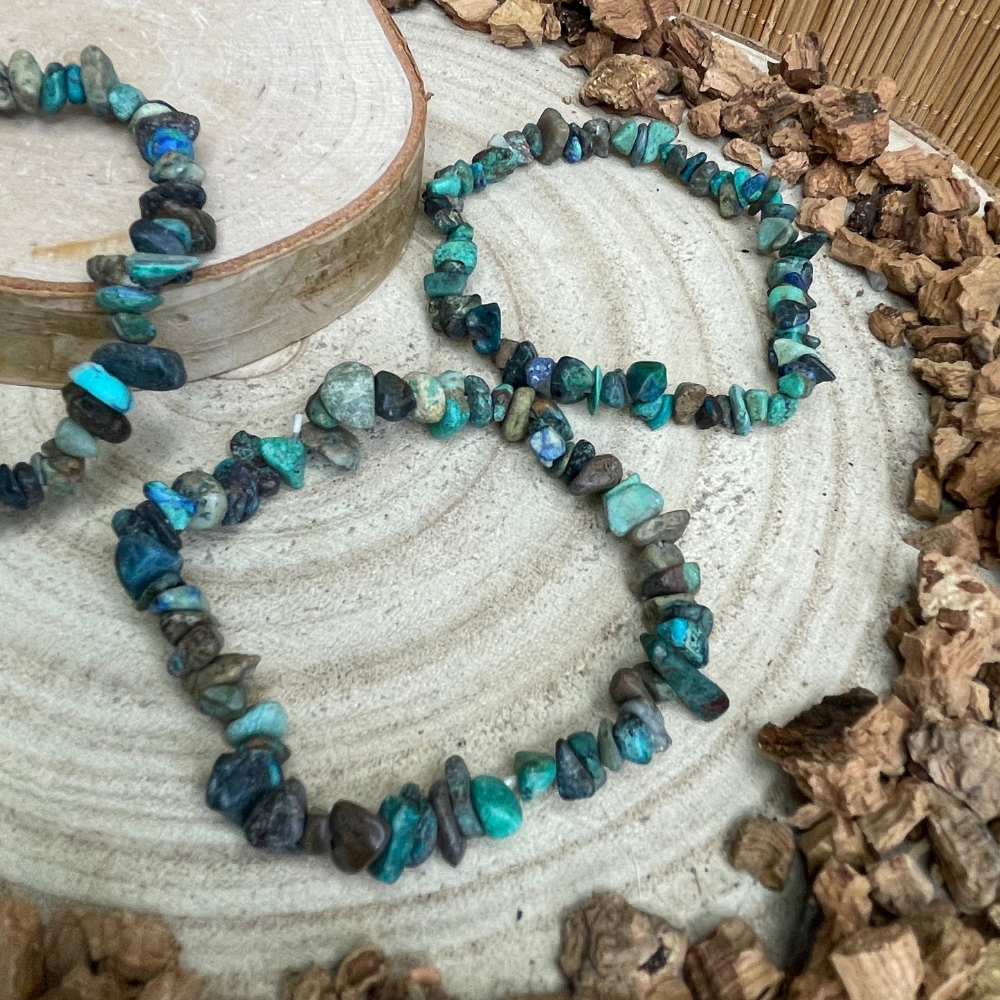 Chrysocolla splitarmband