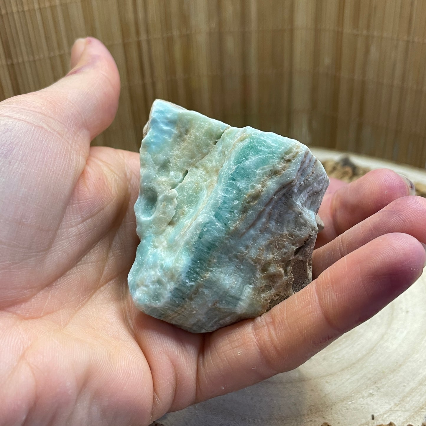 Blauwe Aragoniet ruw nr.26