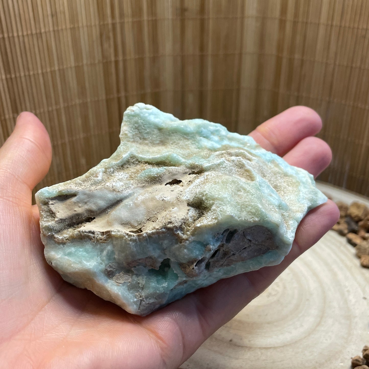 Blauwe Aragoniet ruw nr.9