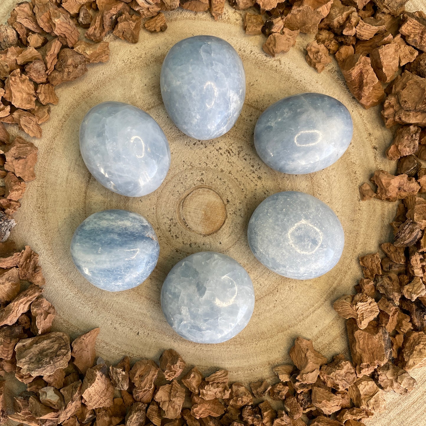 Blauwe Calciet zaksteen