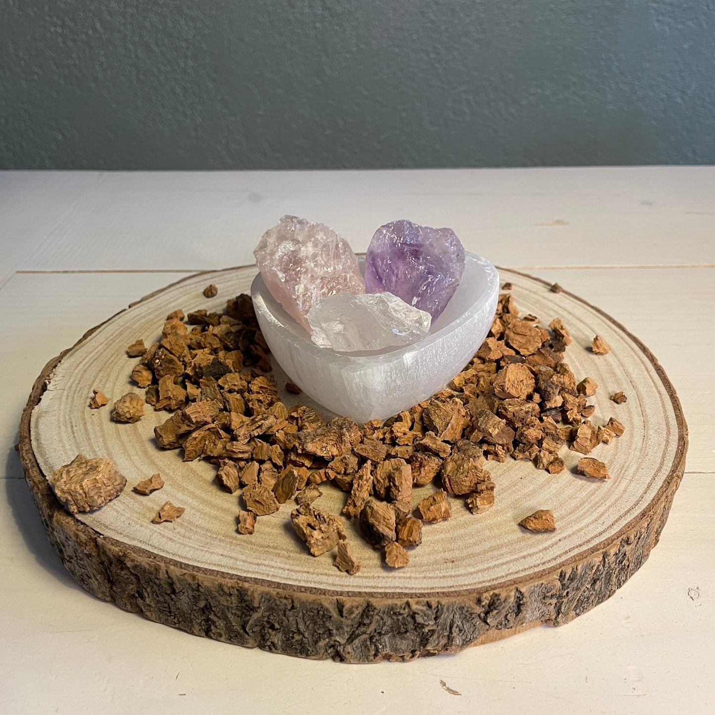 Seleniet oplaadschaal hartvormig - Een Handjevol Geluk