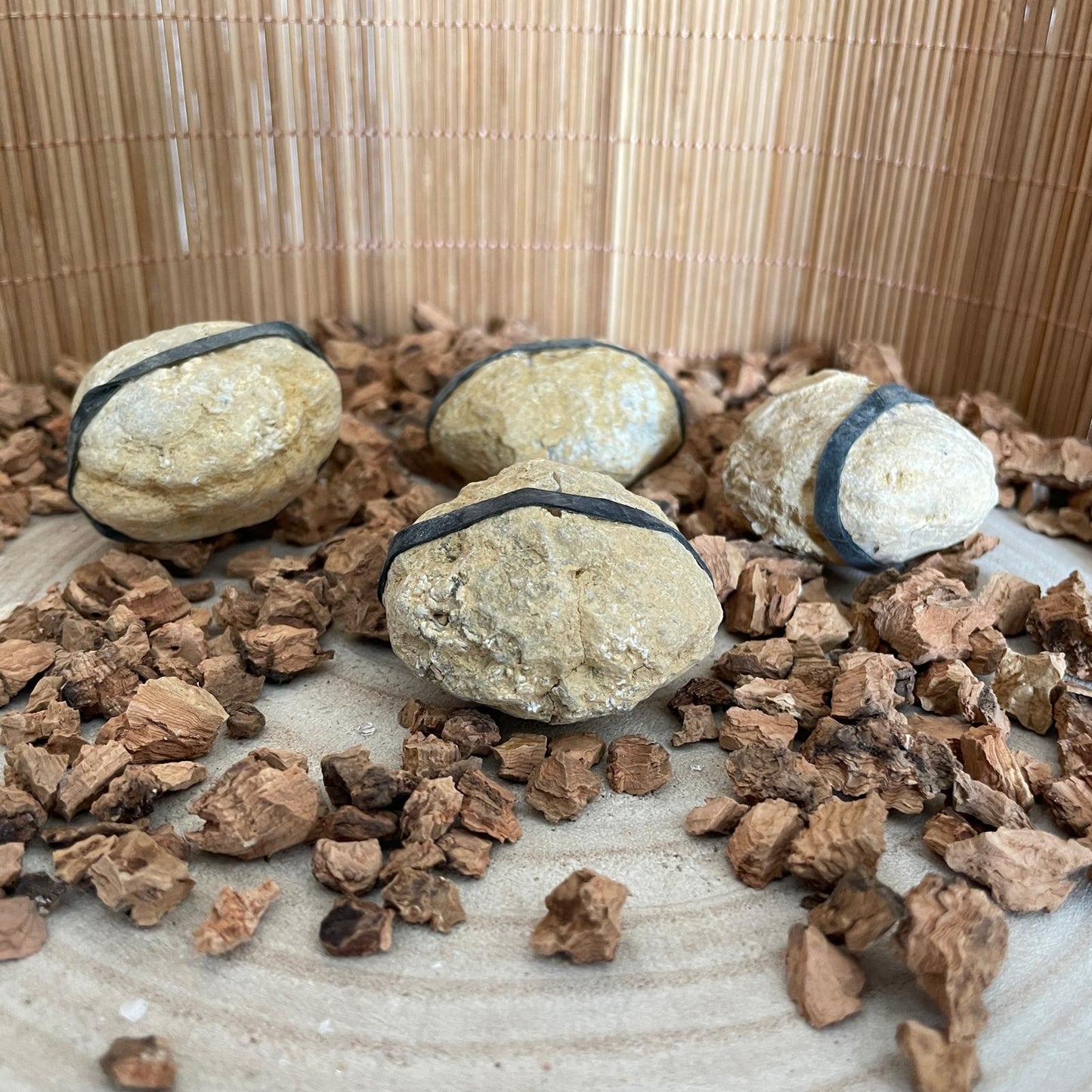 Kwarts geode paar maat S