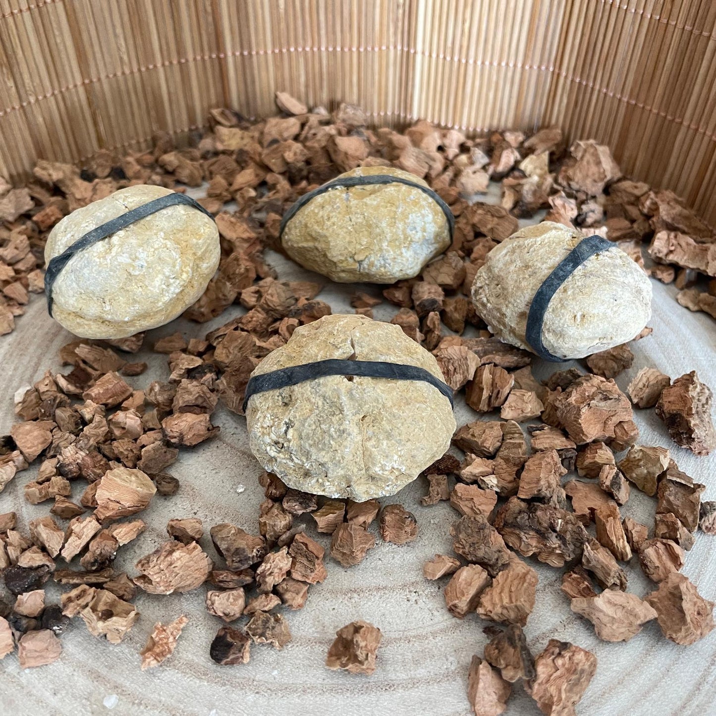 Kwarts geode paar maat S