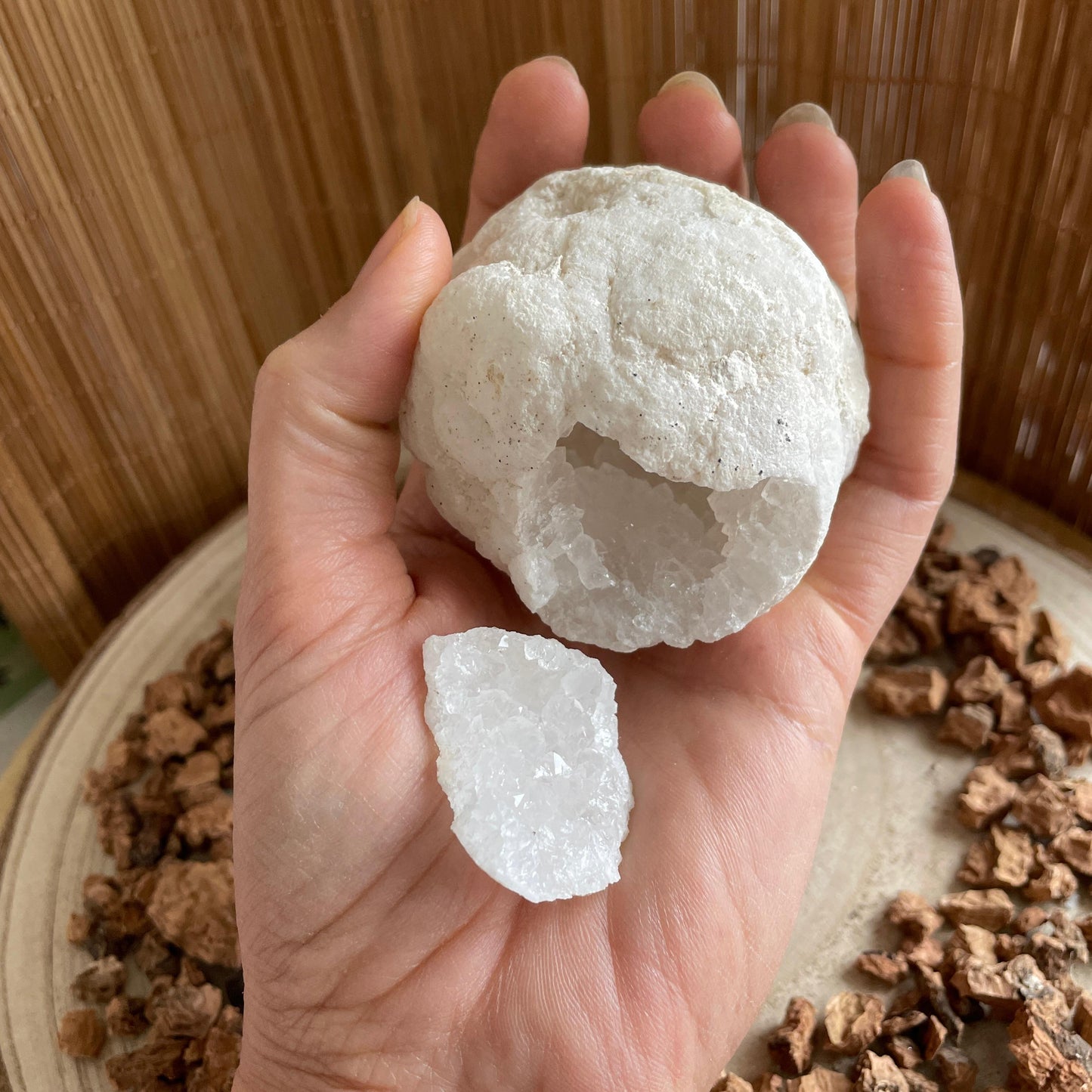 Bergkristal Geode nr.1