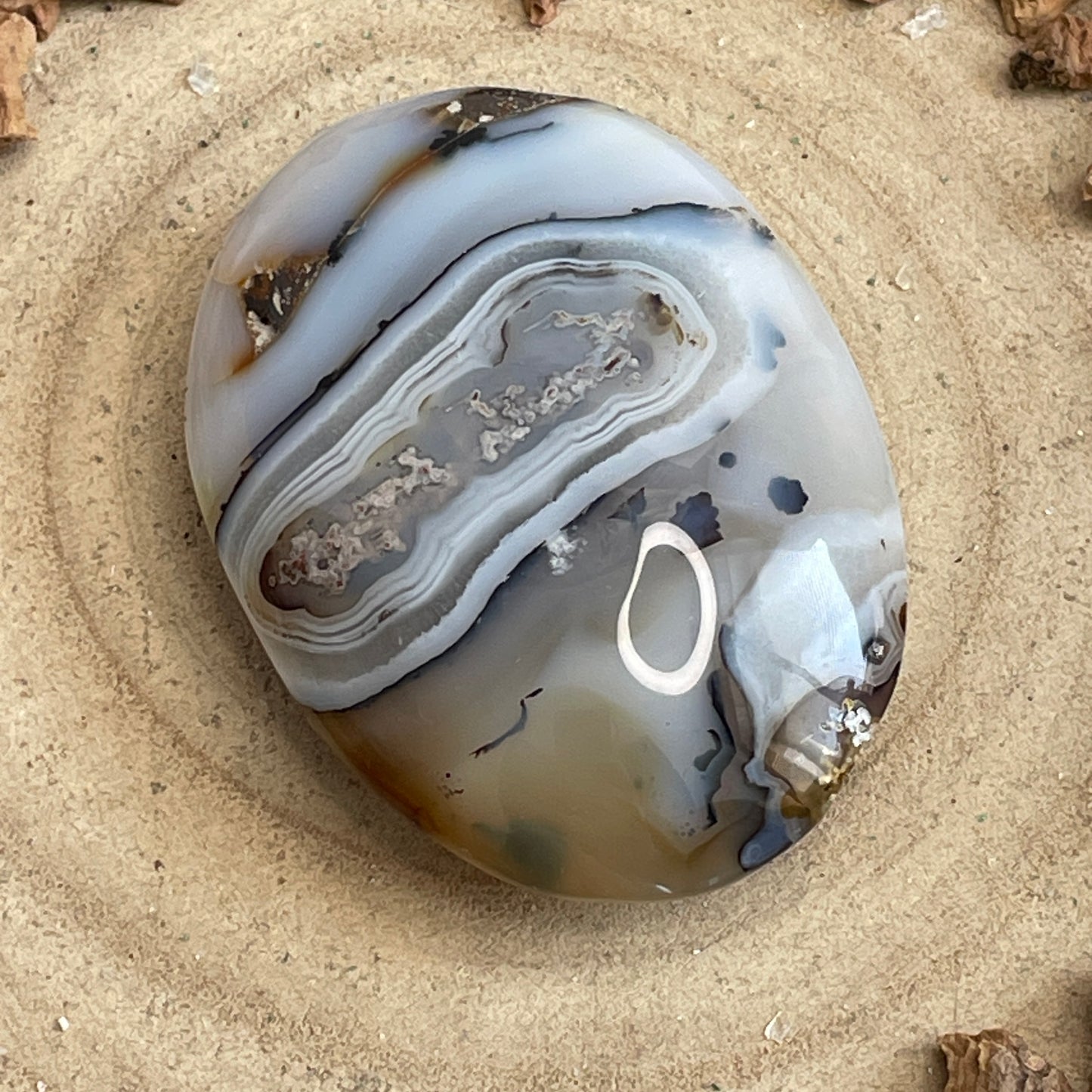 Dendriet Agaat handsteen nr. 5