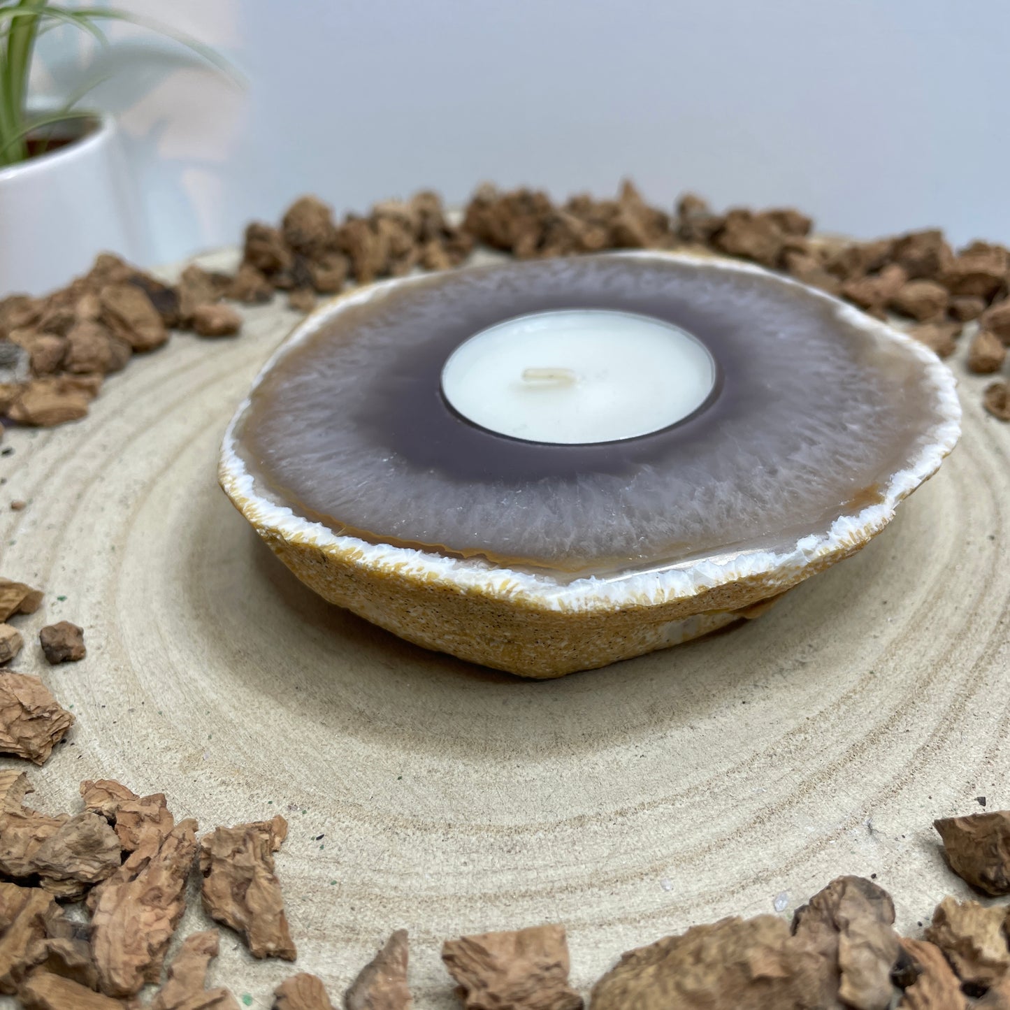 Agaat waxinelichtje nr.100