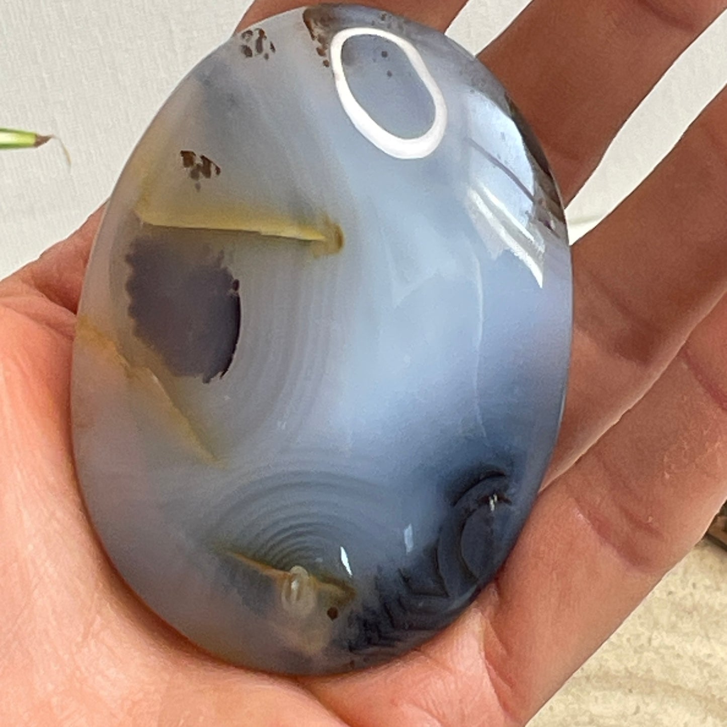 Dendriet Agaat handsteen nr. 6