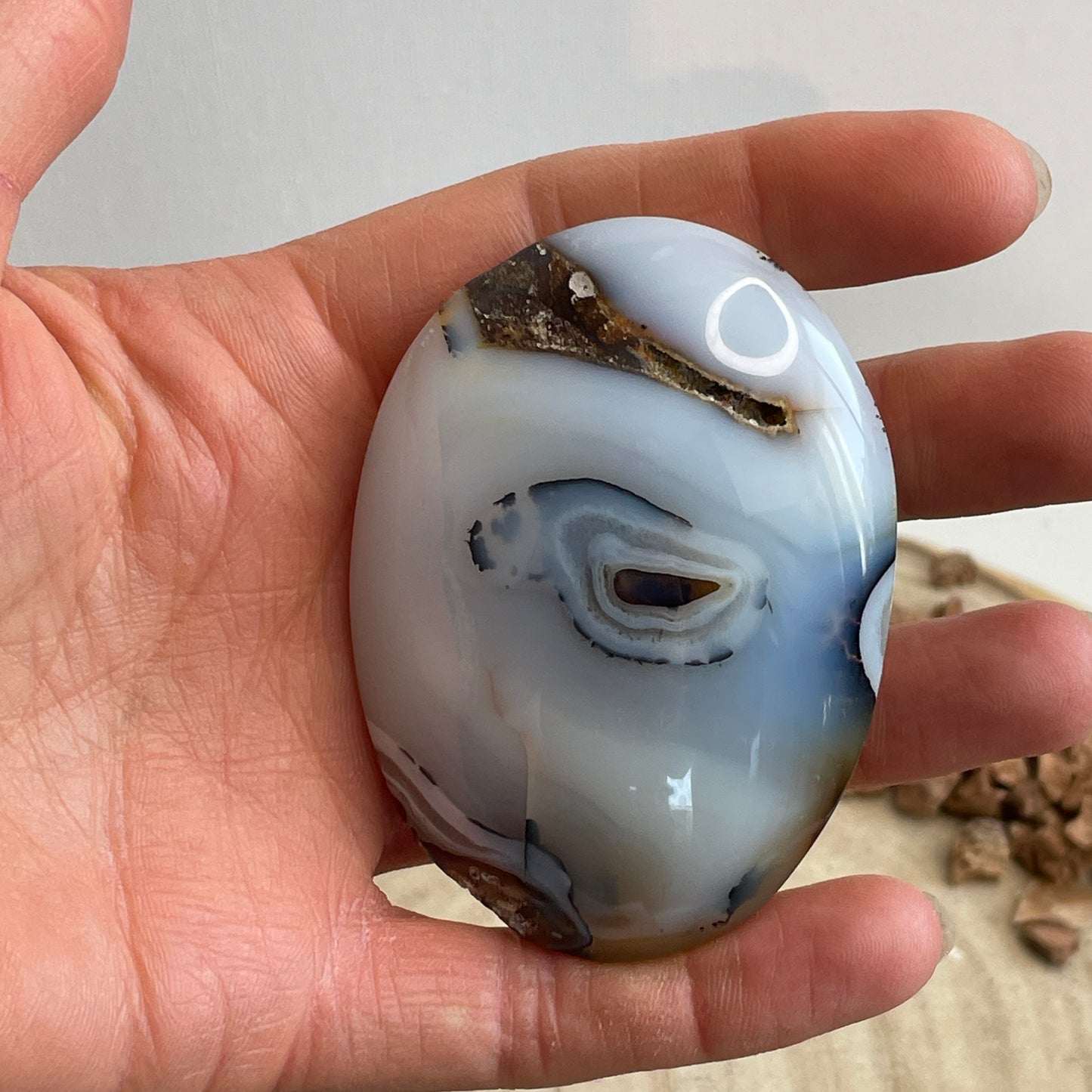 Dendriet Agaat handsteen nr. 5