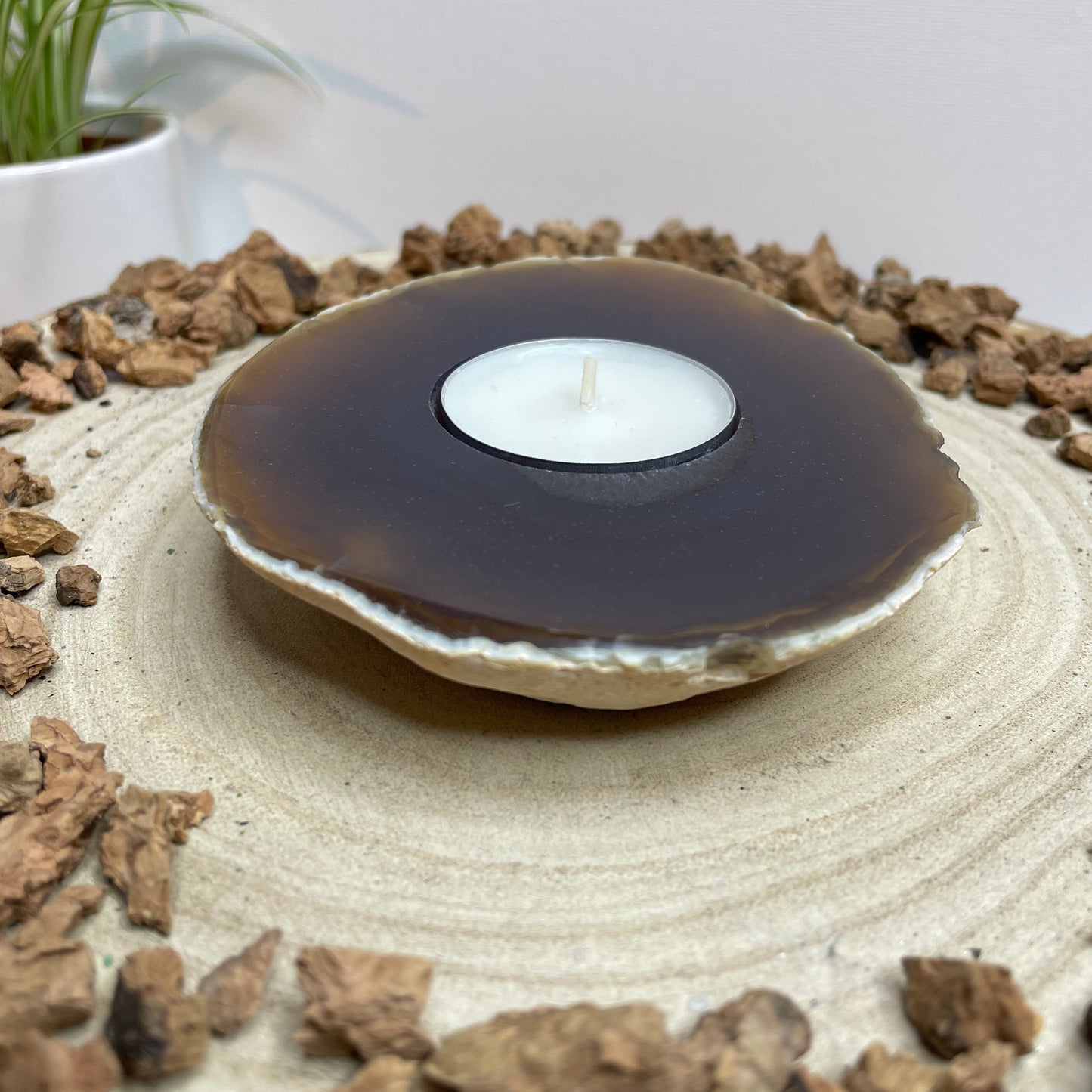 Agaat waxinelichthouder nr.103