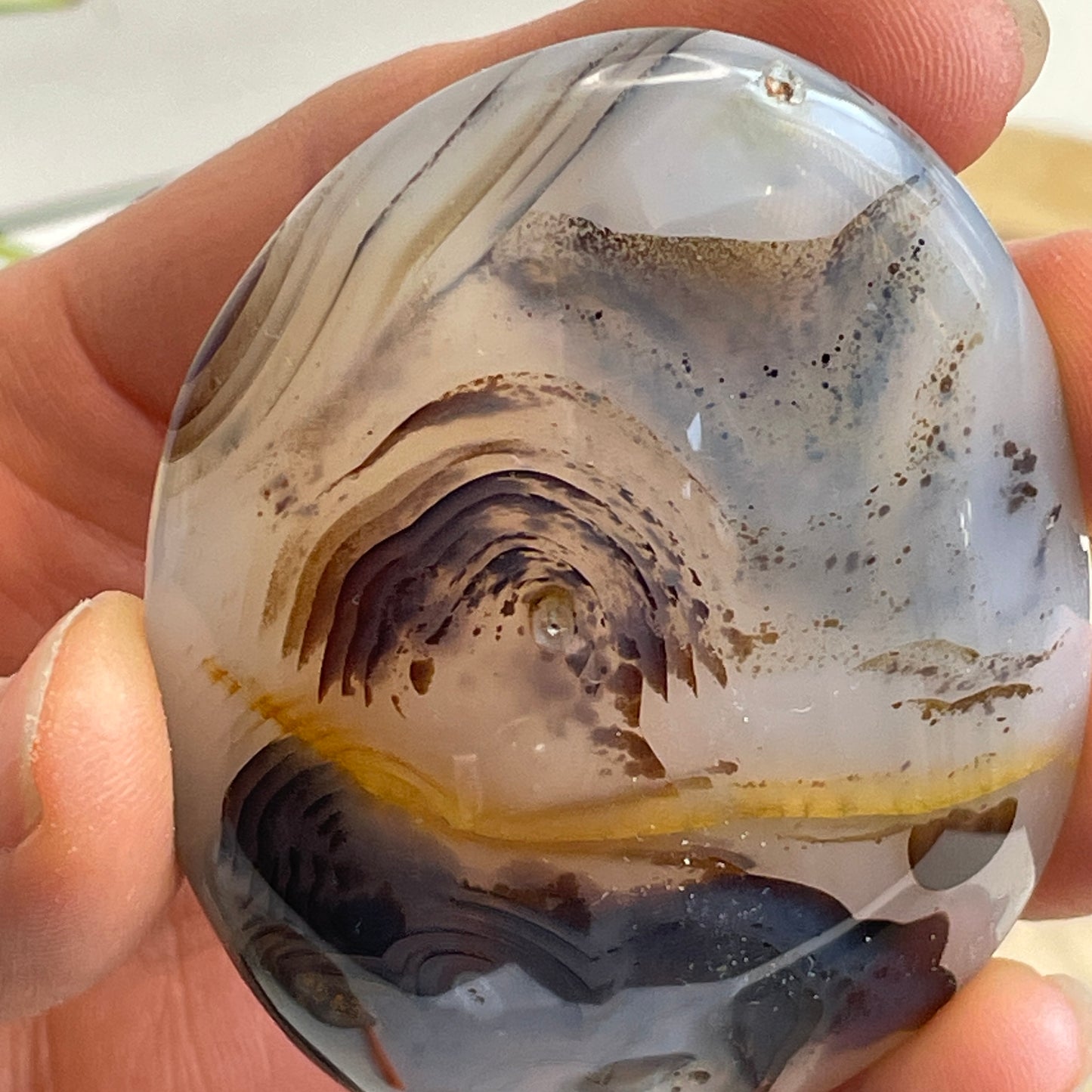 Dendriet Agaat handsteen nr. 6