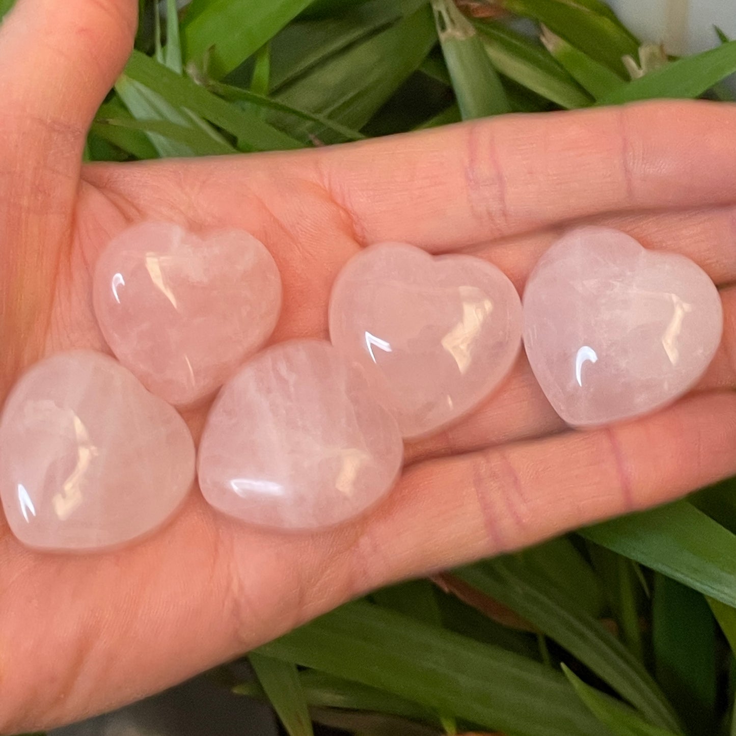 Rozenkwarts hart 3 cm