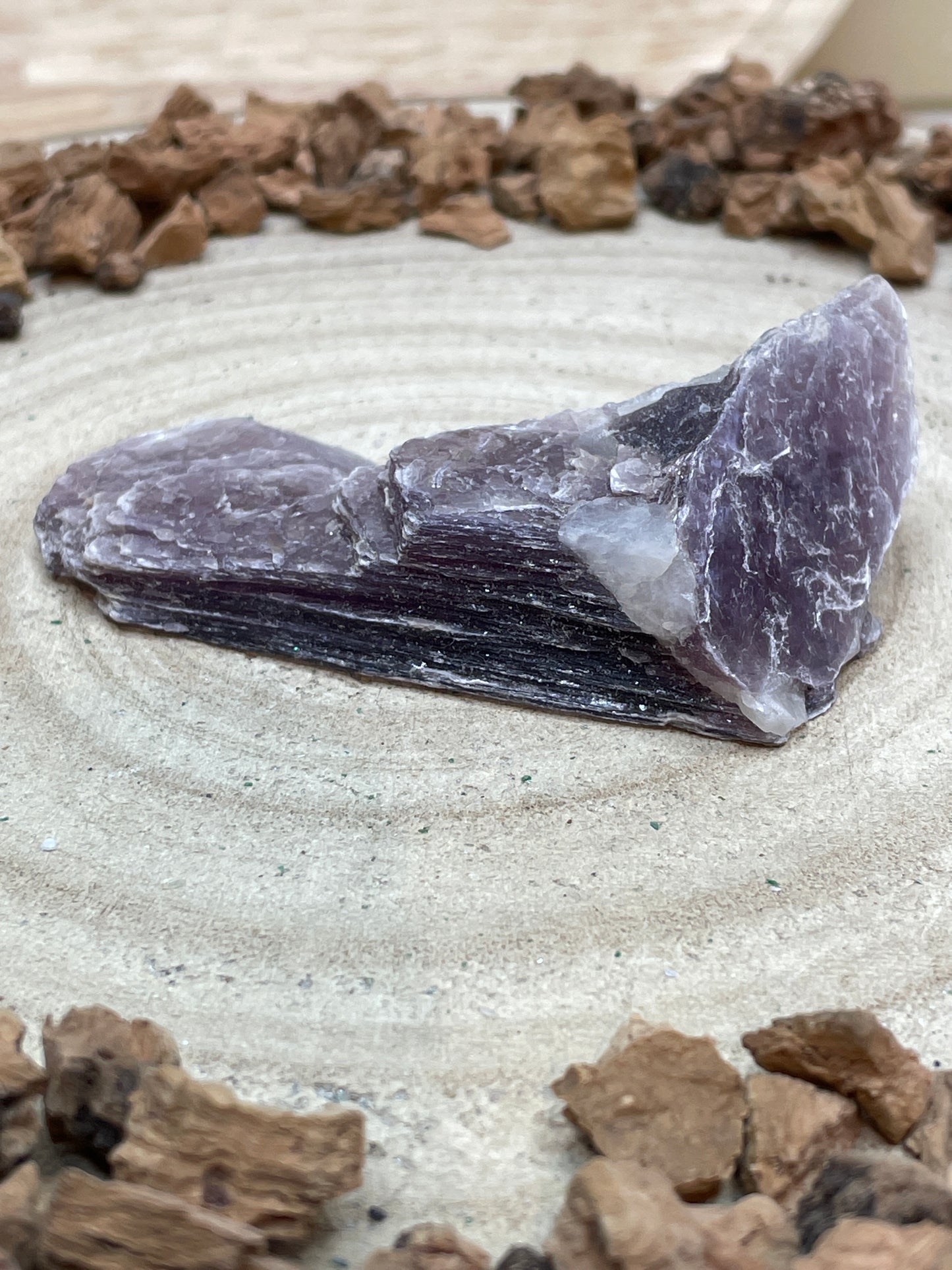 Lepidoliet ruw (gelaagd) nr.2