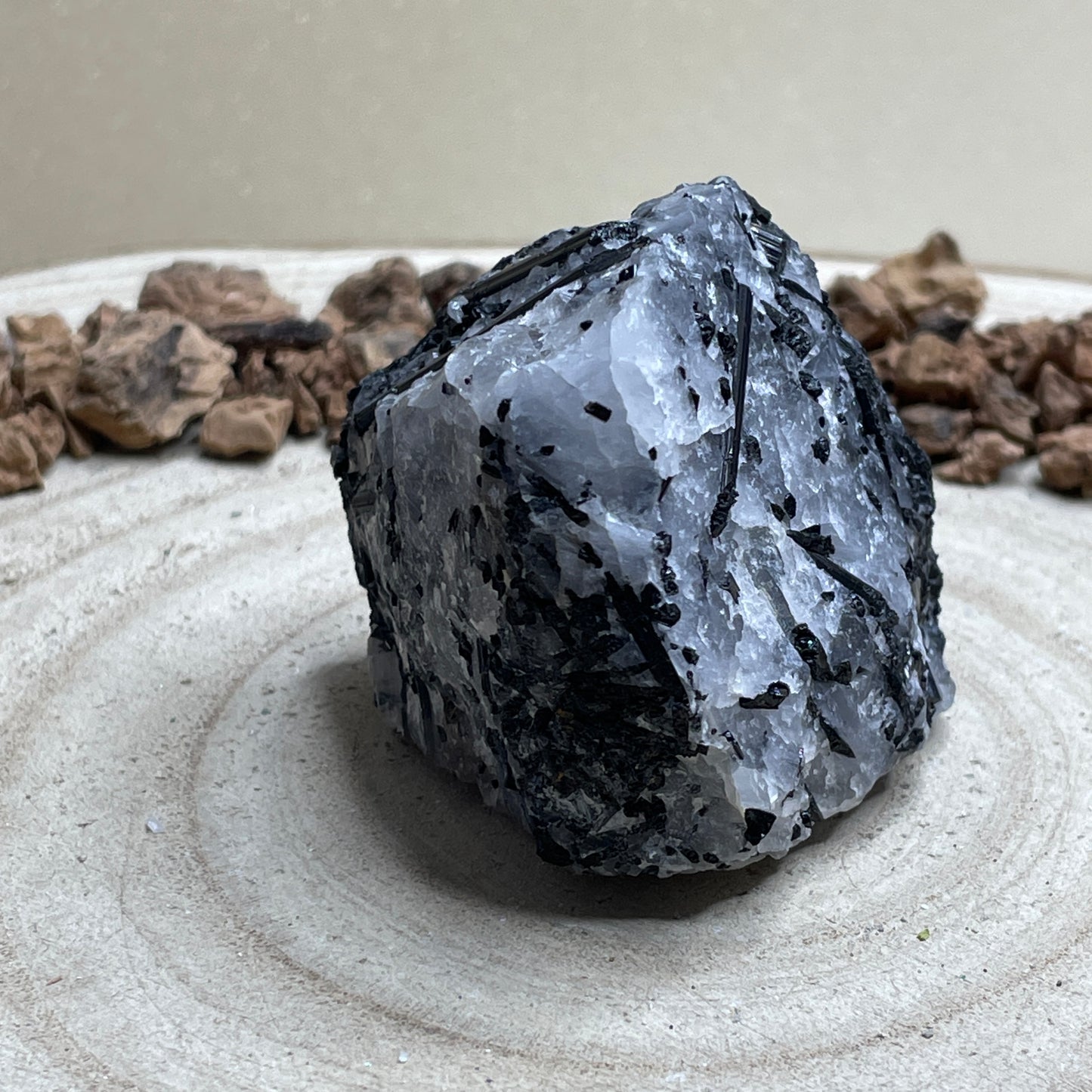 Toermalijnkwarts ruw nr.3