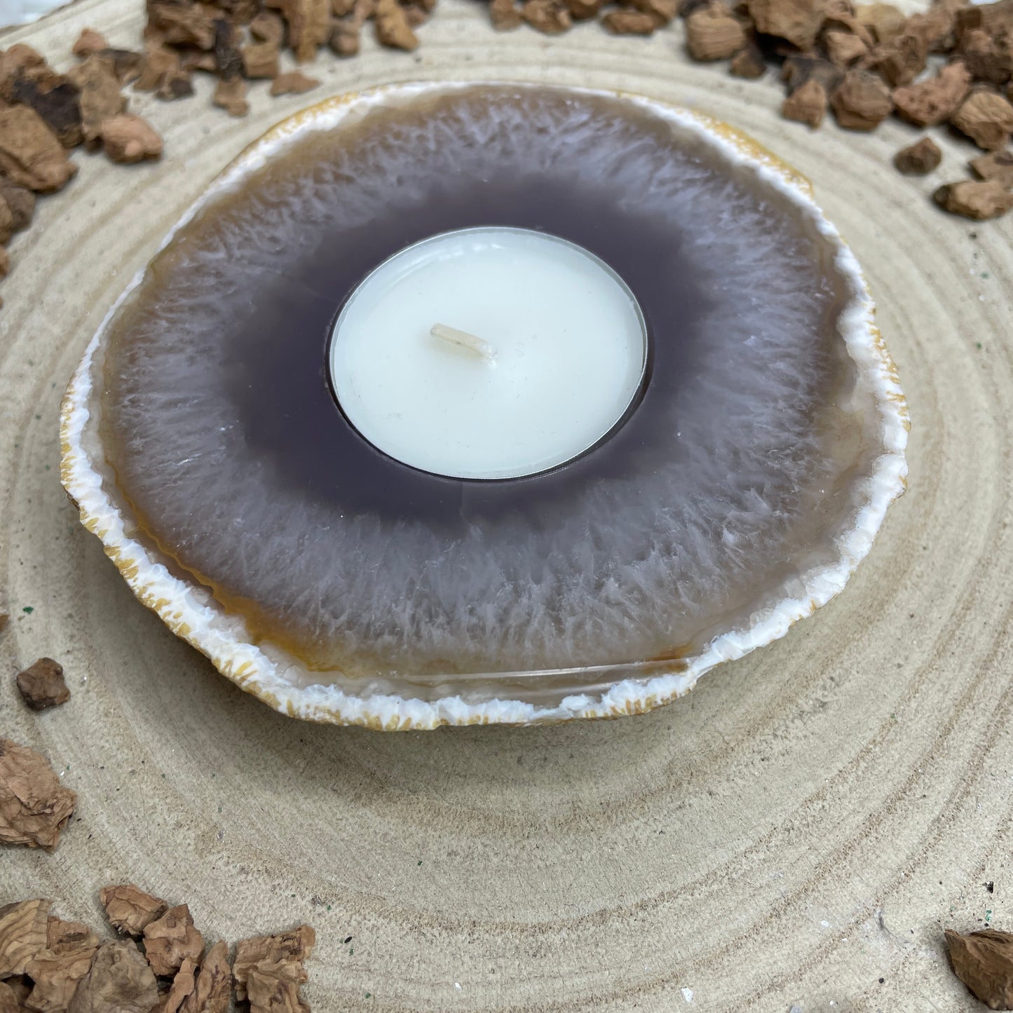 Agaat waxinelichtje nr.100