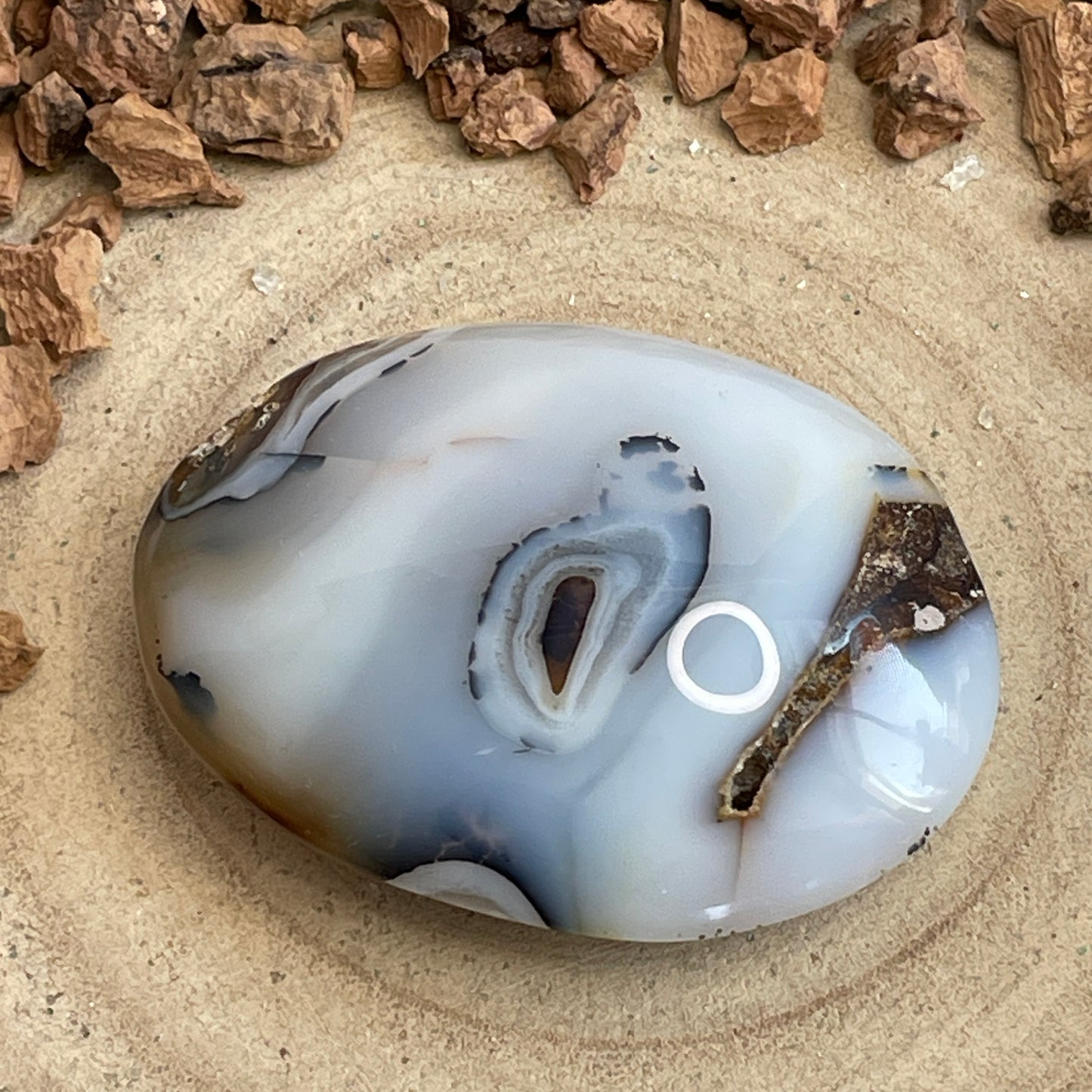 Dendriet Agaat handsteen nr. 5