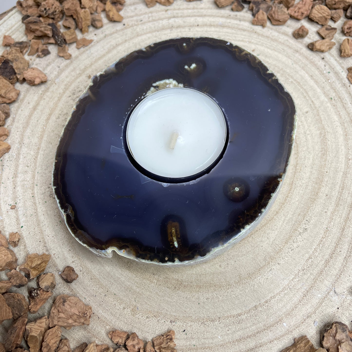 Agaat waxinelichthouder nr.104