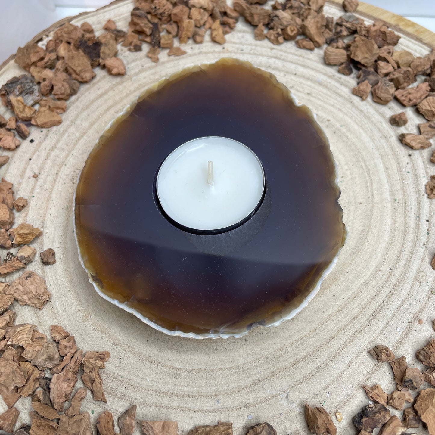 Agaat waxinelichthouder nr.103