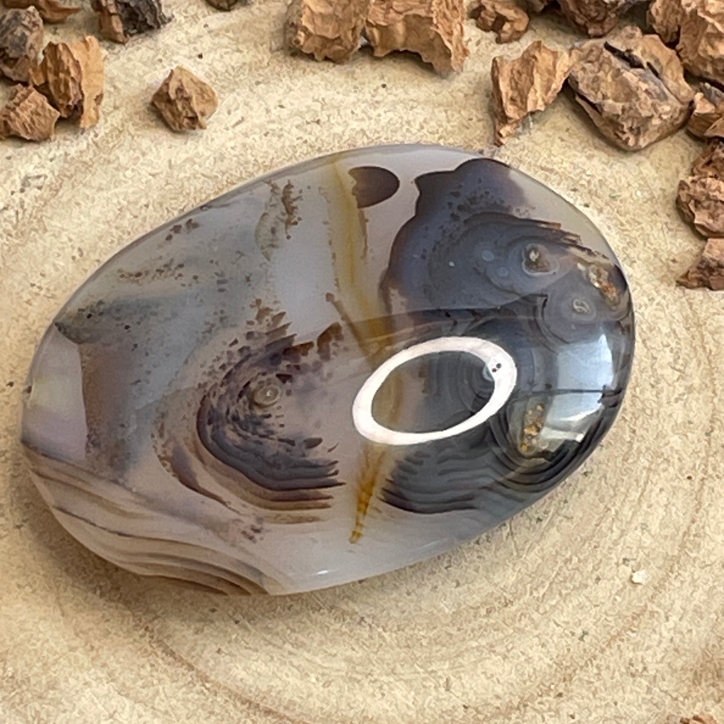 Dendriet Agaat handsteen nr. 6