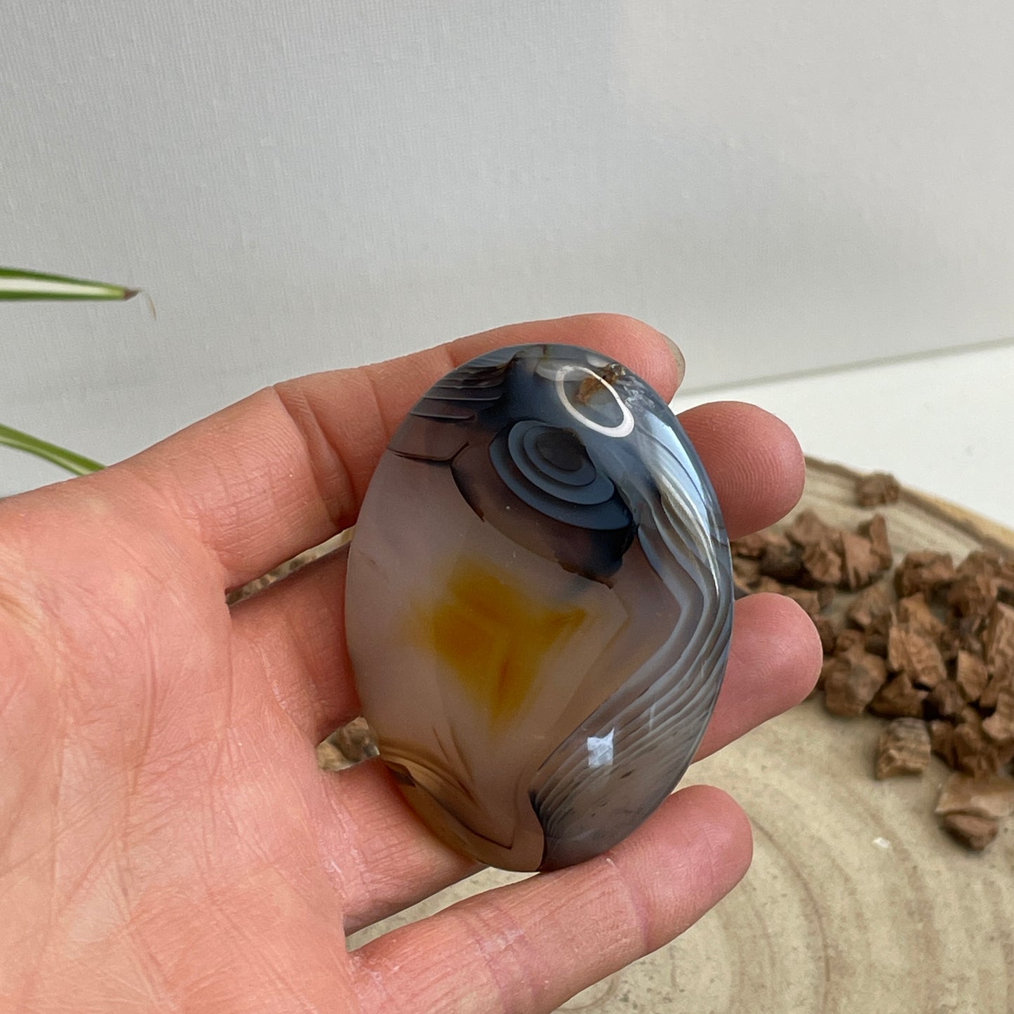 Dendriet Agaat handsteen nr. 4