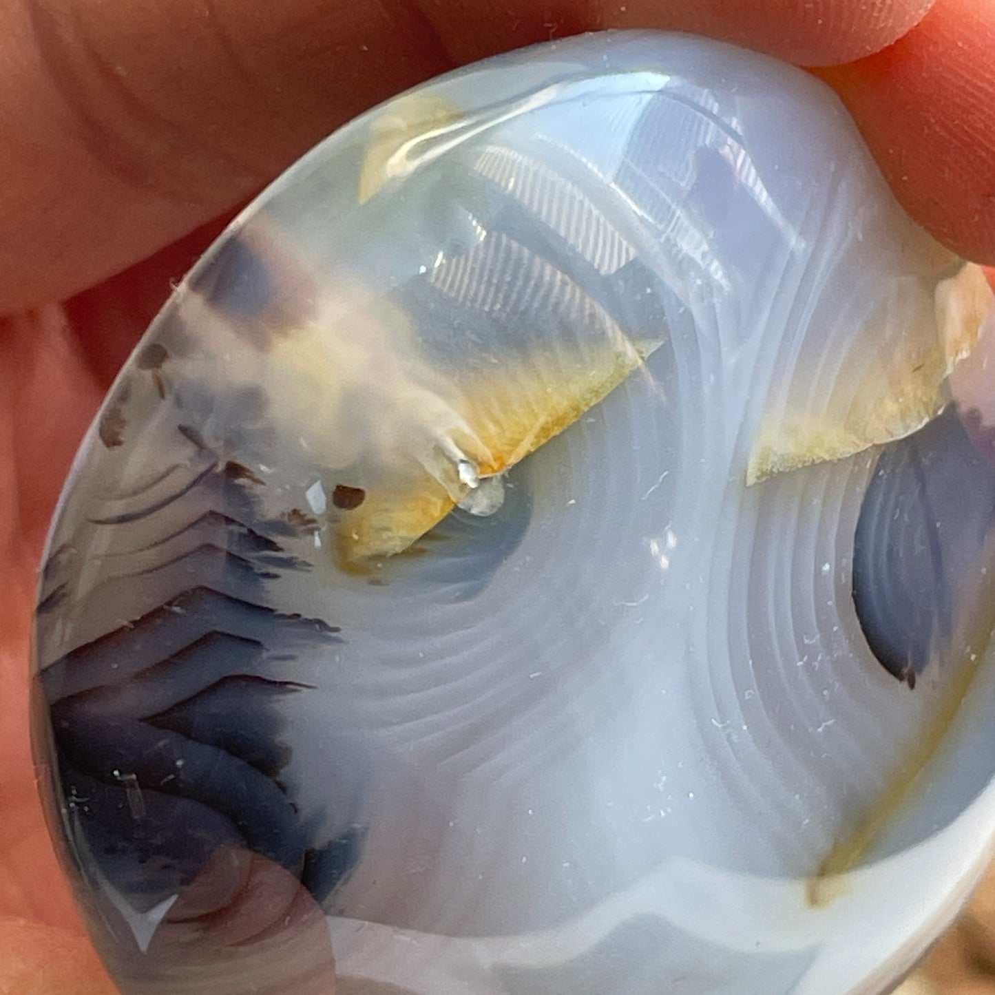 Dendriet Agaat handsteen nr. 6