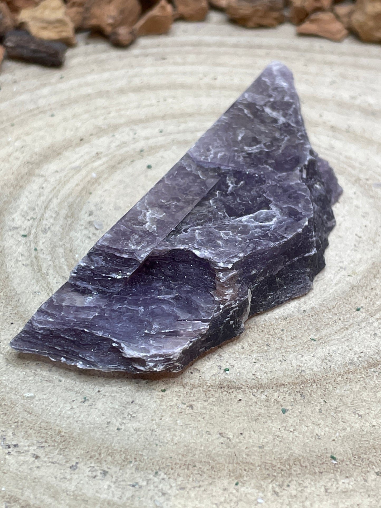 Lepidoliet ruw (gelaagd) nr.1