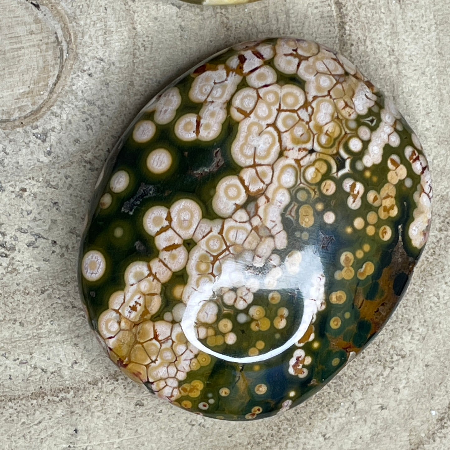 Oceaan Jaspis handsteen