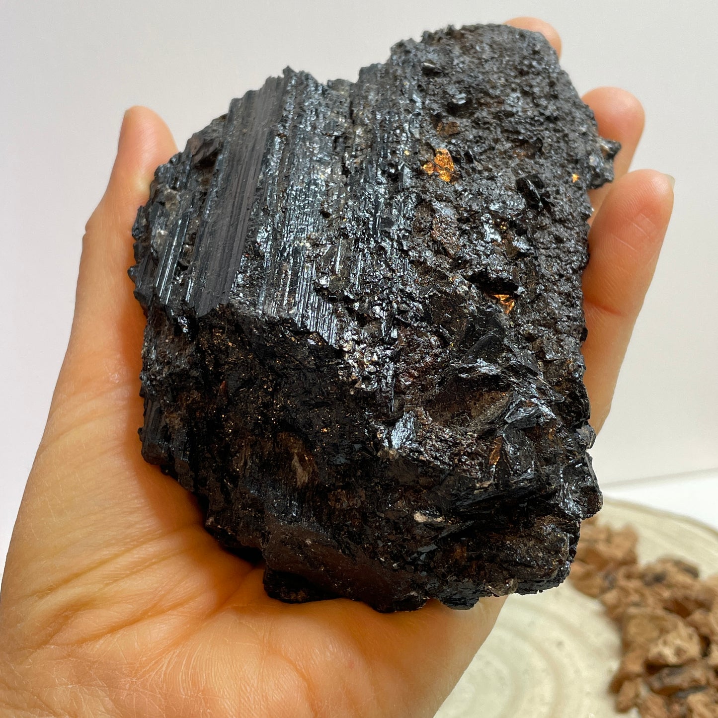 Zwarte Toermalijn ruw nr.10 A++