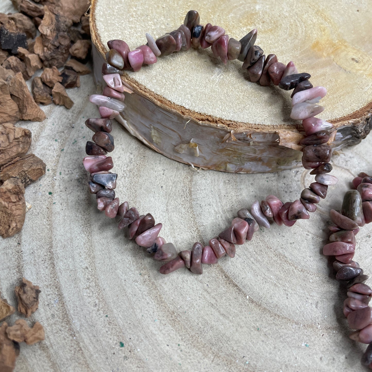 Rhodoniet splitarmband