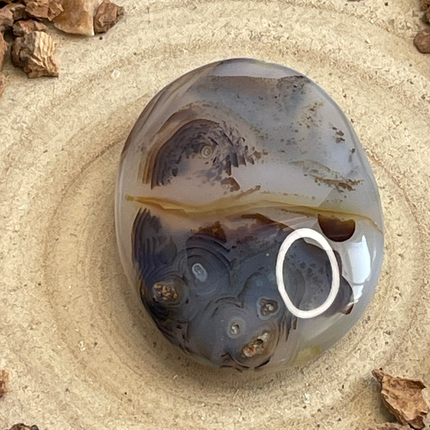 Dendriet Agaat handsteen nr. 6