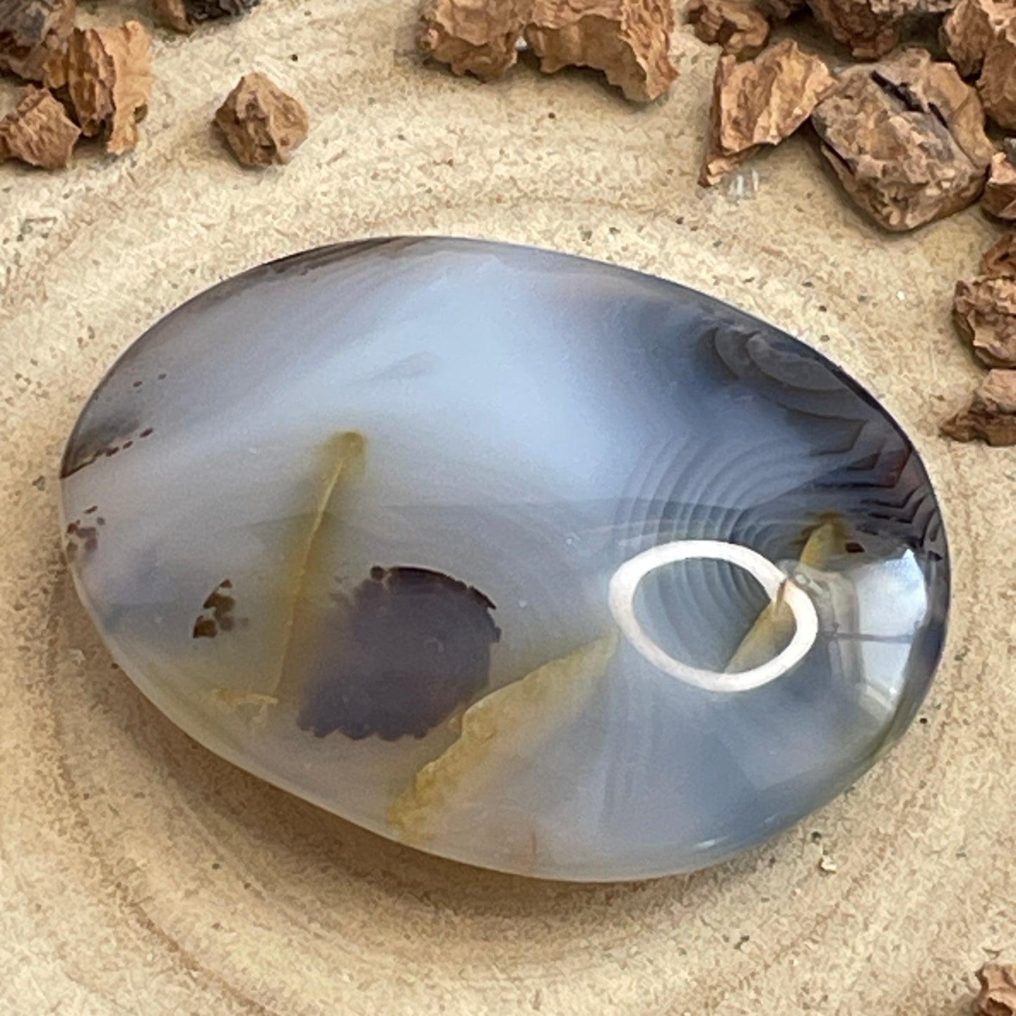 Dendriet Agaat handsteen nr. 6