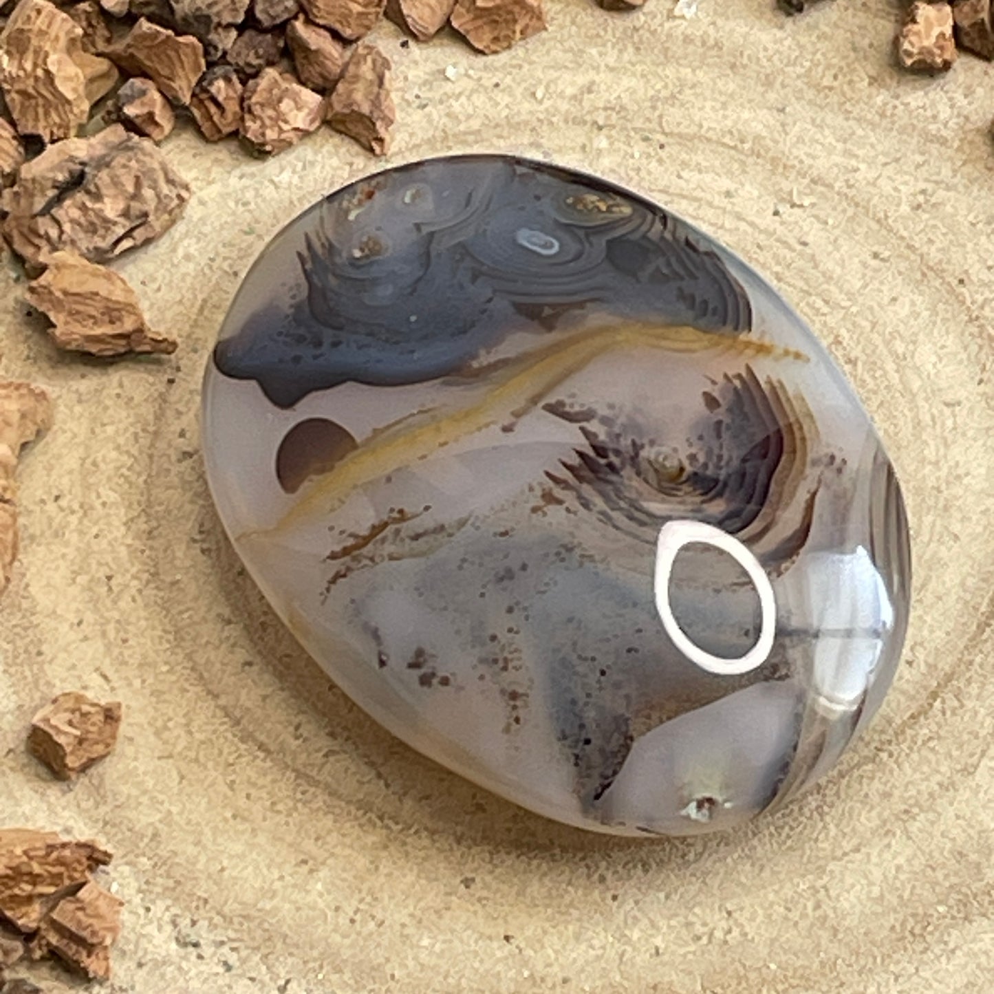 Dendriet Agaat handsteen nr. 6