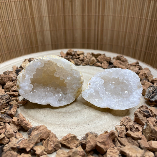 Kwarts geode paar maat M