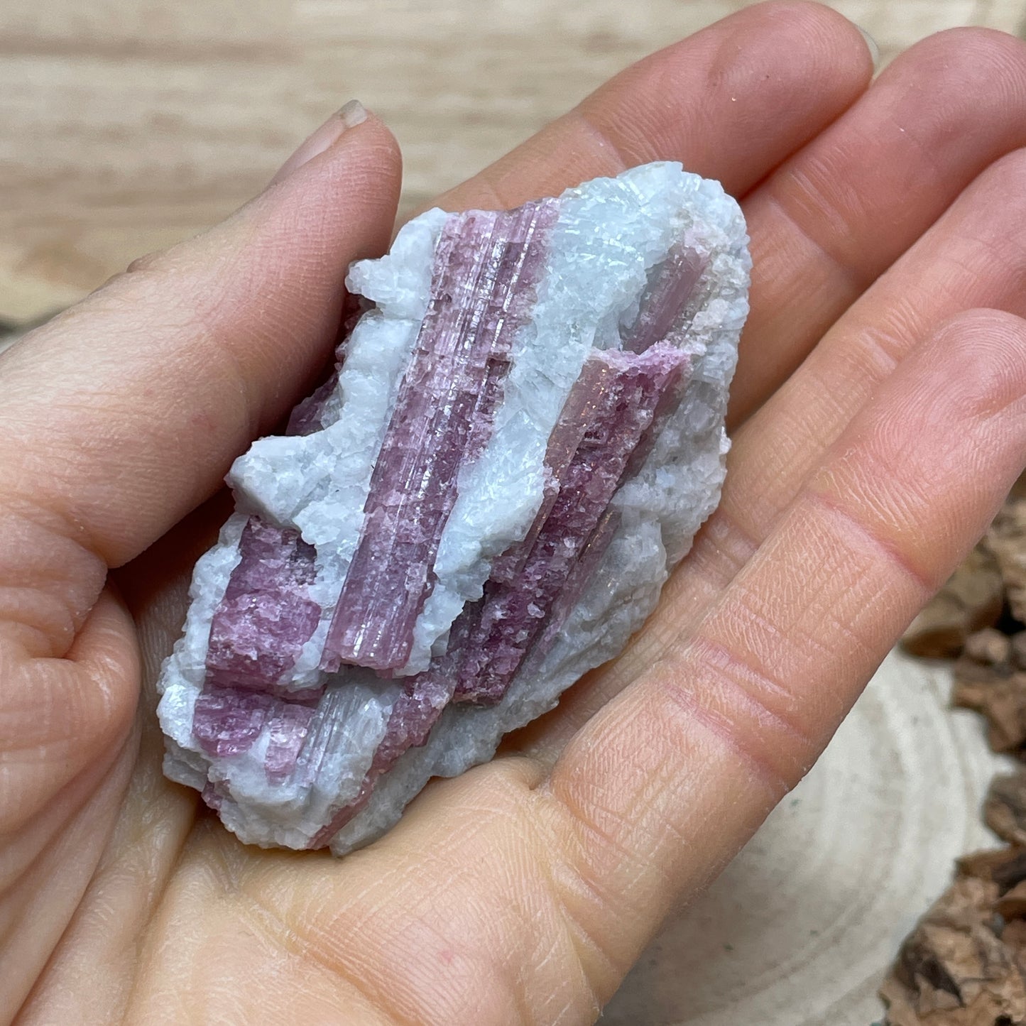 Roze Toermalijn ruw nr.3