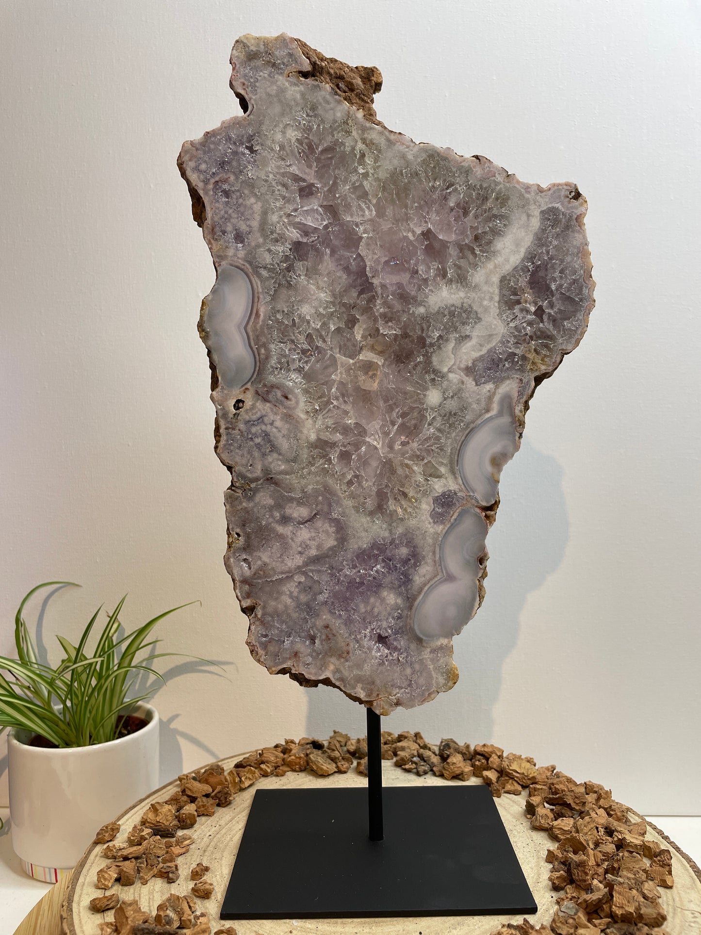 Roze Amethist op standaard nr.5