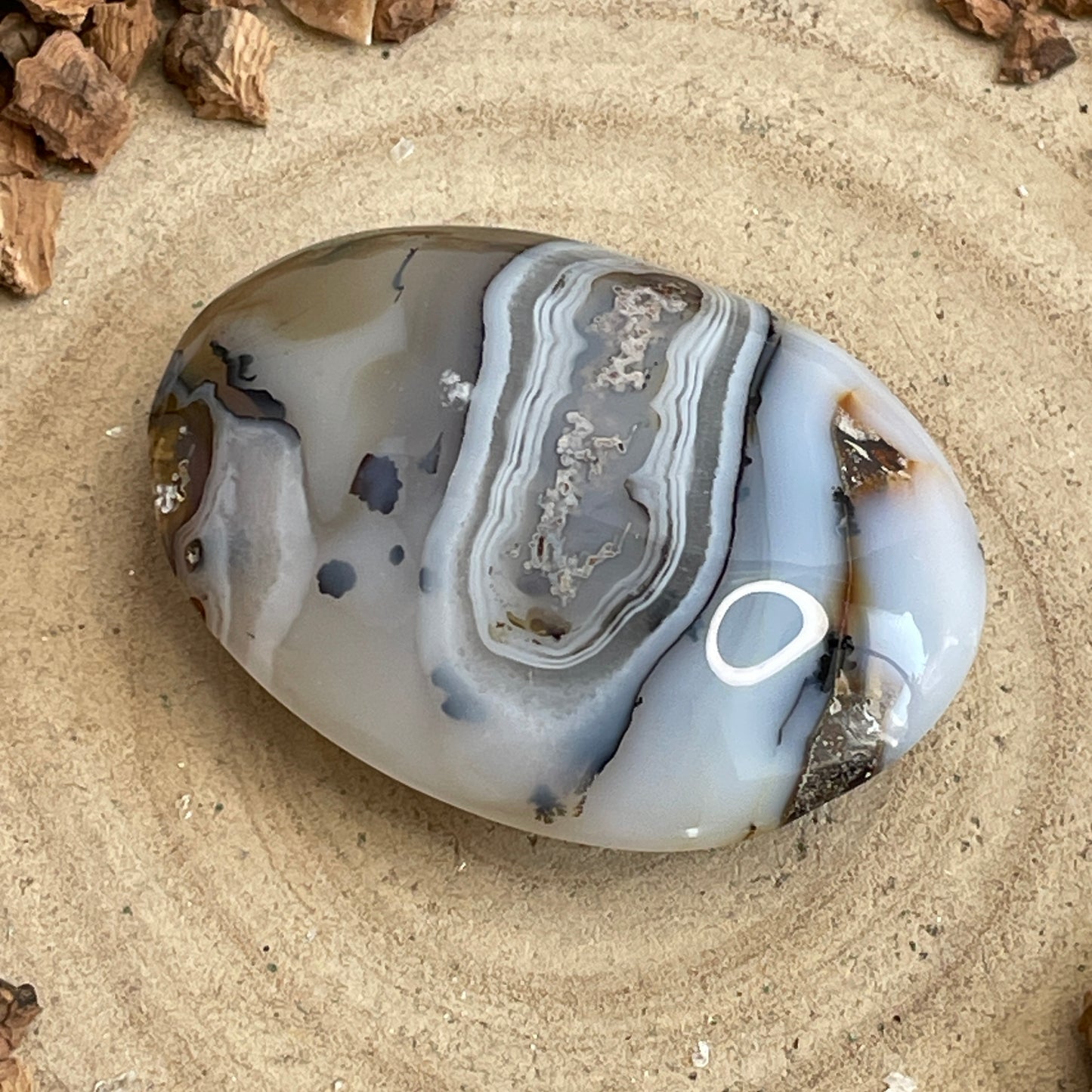 Dendriet Agaat handsteen nr. 5